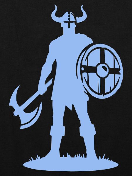 Guerrier viking avec bouclier