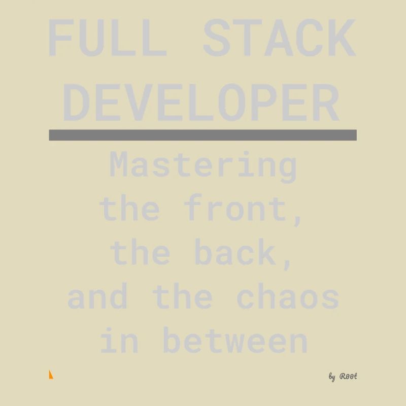 Full Stack Develo: Front, Back und Chaos