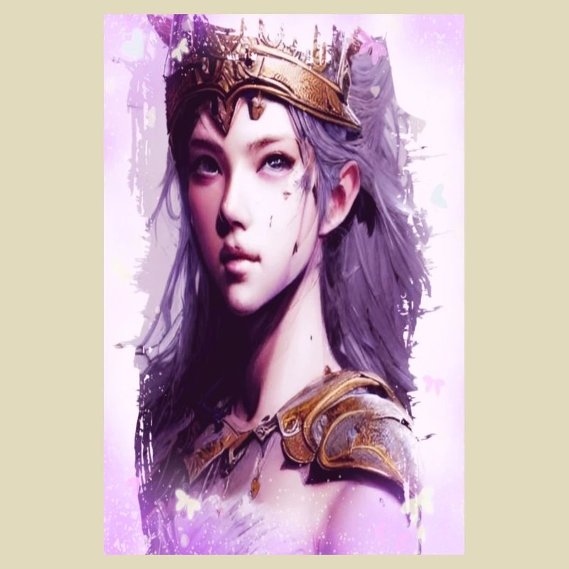 Valkyrie Amazon Warrior Fine Art Affiche