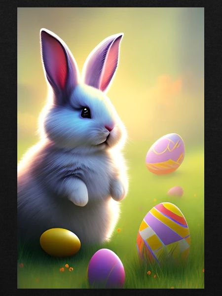 Osterhase mit Oster Eier