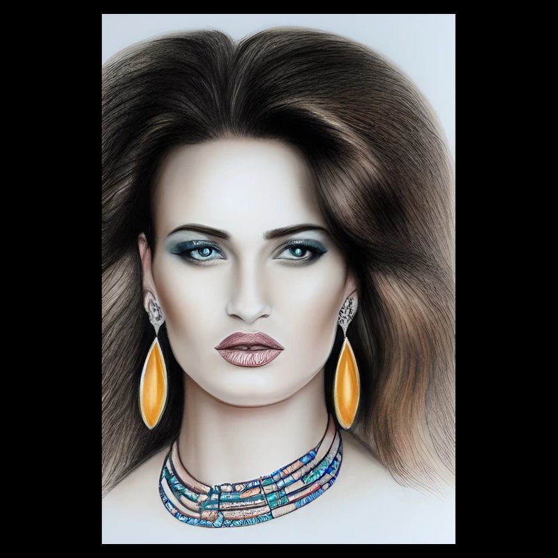 Femme avec des bijoux