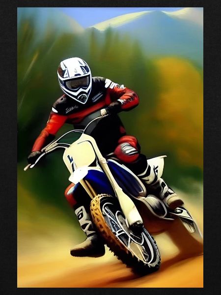 Équitation en motocross
