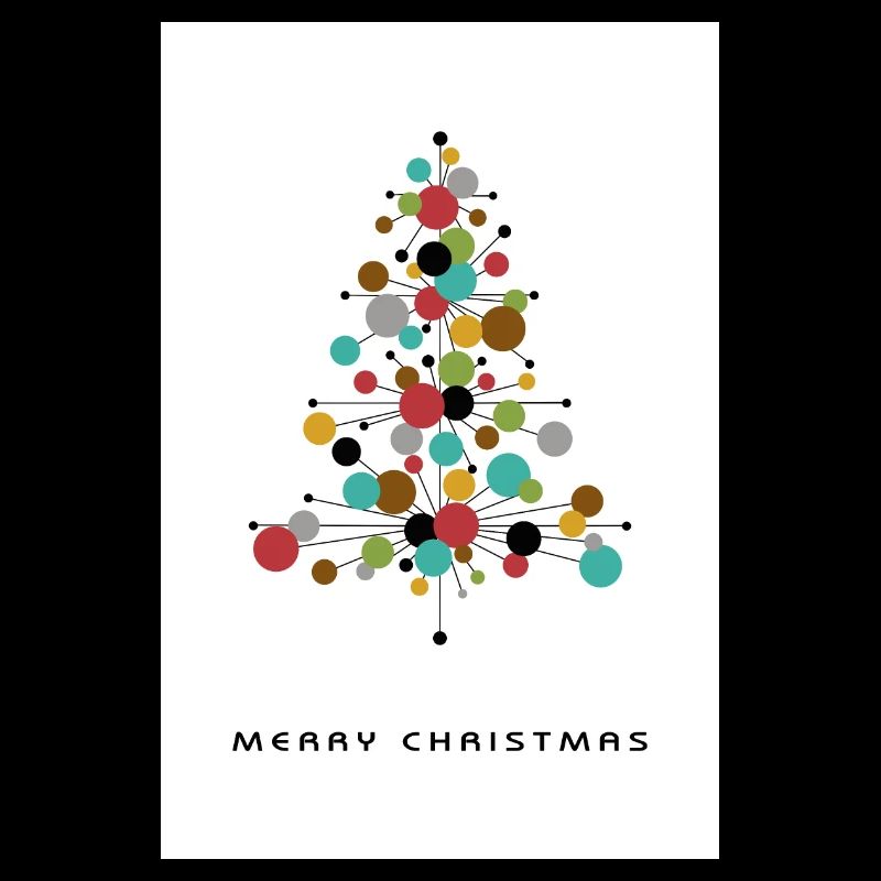 Christmas tree modern