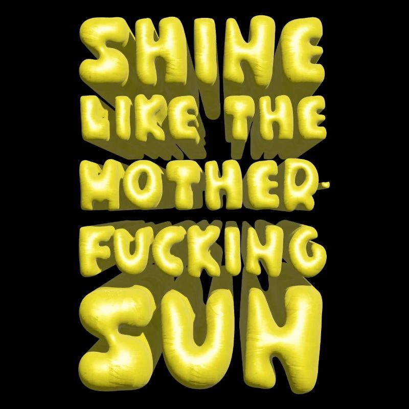 briller comme le de lettrage d’été du soleil