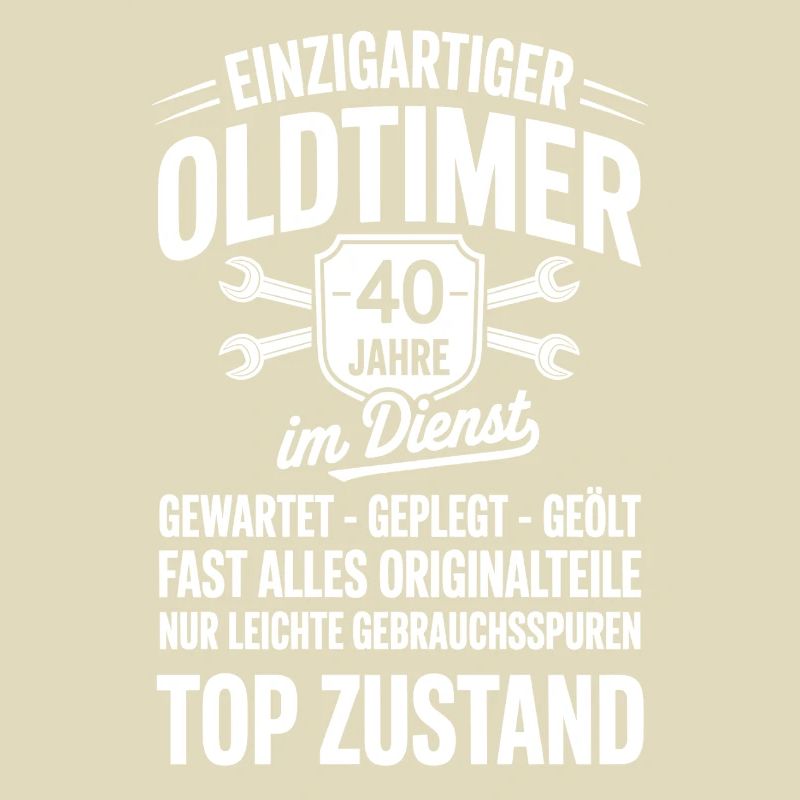 40 years in service - work anniversary oldtimer