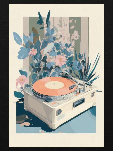 Rétro Bloom Vinyl Dream