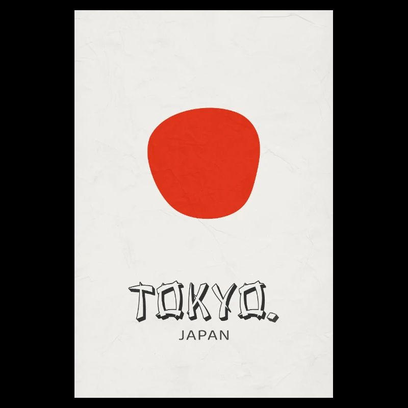 Affiche Tokyo – Déclaration de design moderne