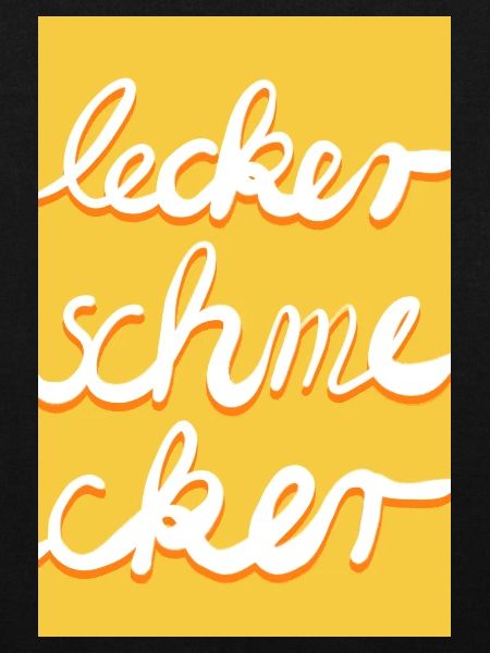 Leckerschmecker - gelb