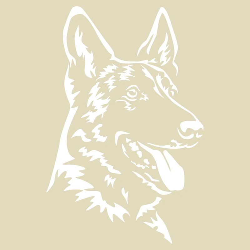 Malinois head "Black Edition"