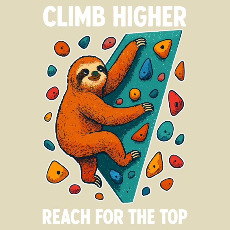 Bouldering Sloth Climbing Boulder Climber