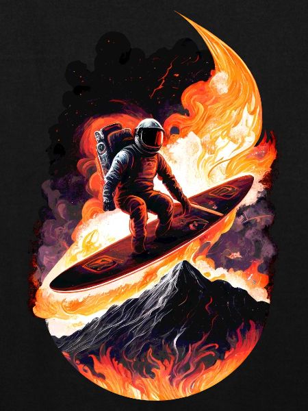 Astronaute de surf