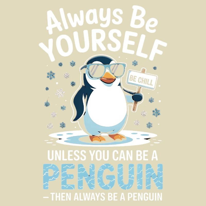Sei immer du selbst, es sei denn, du kannst ein Pinguin sein