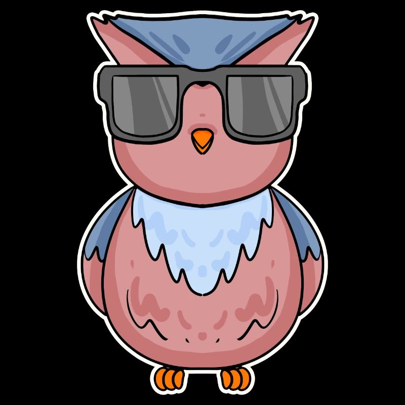 Eule mit Brille