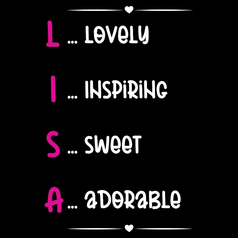Acrostiche du nom de Lisa