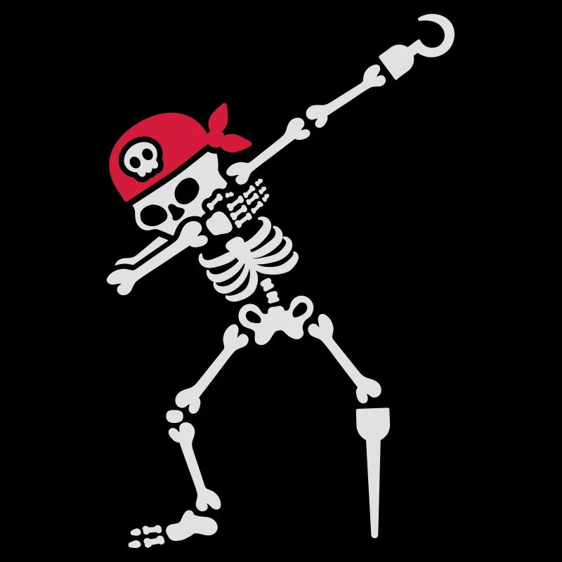 Dab / dabbing skeleton pirate