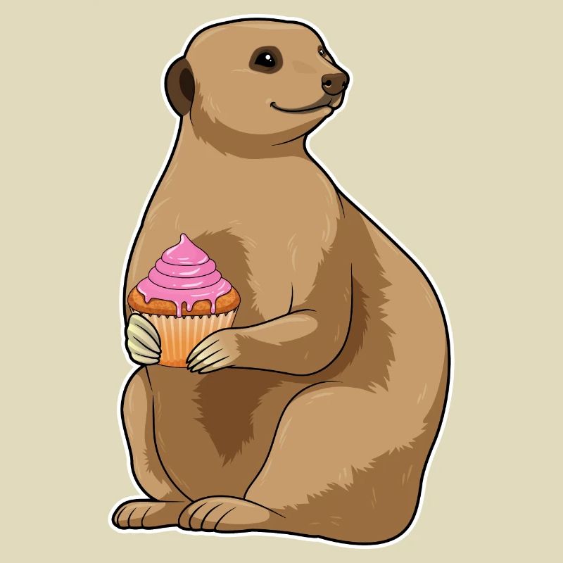 Erdmännchen Muffin