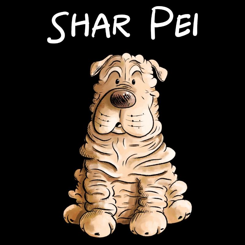 Happy Shar Pei I chien pliant