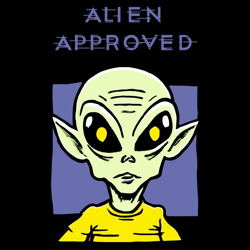 Alien Approved Yellow Eye Design