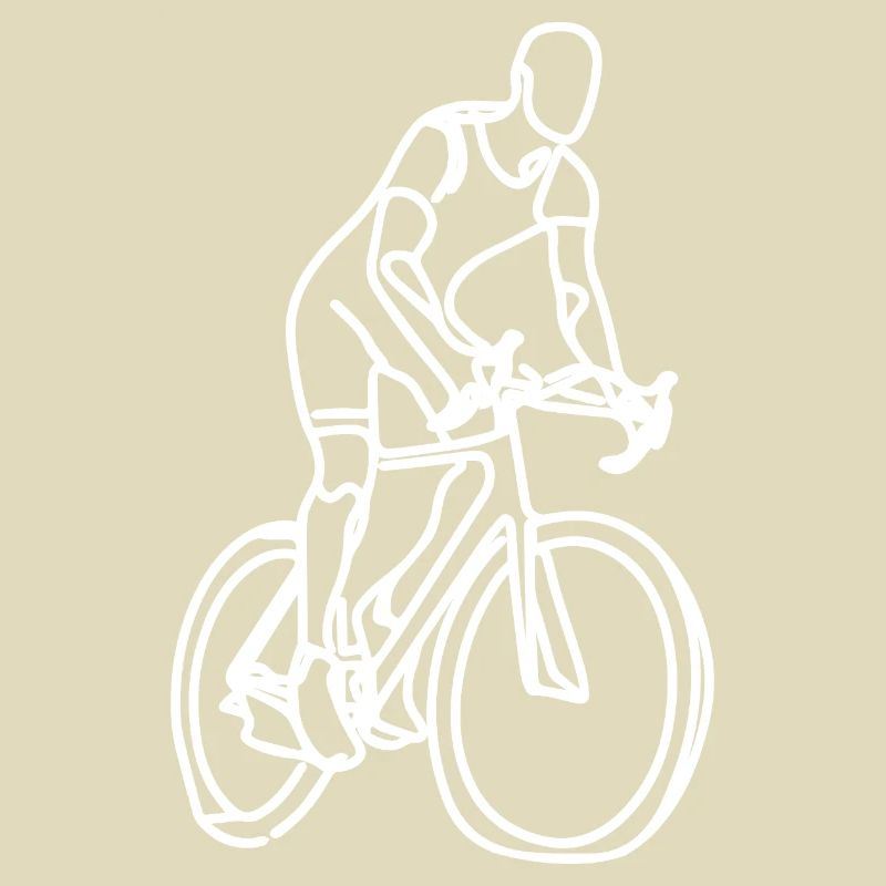 Cyclist Drawing