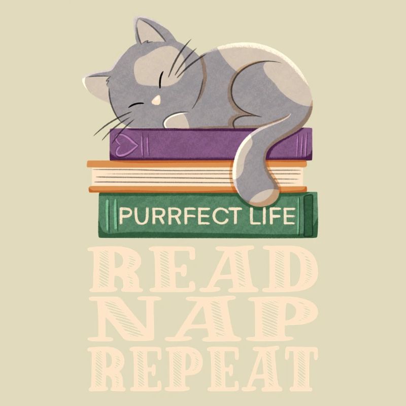 Reading, sleeping, repeating and cats