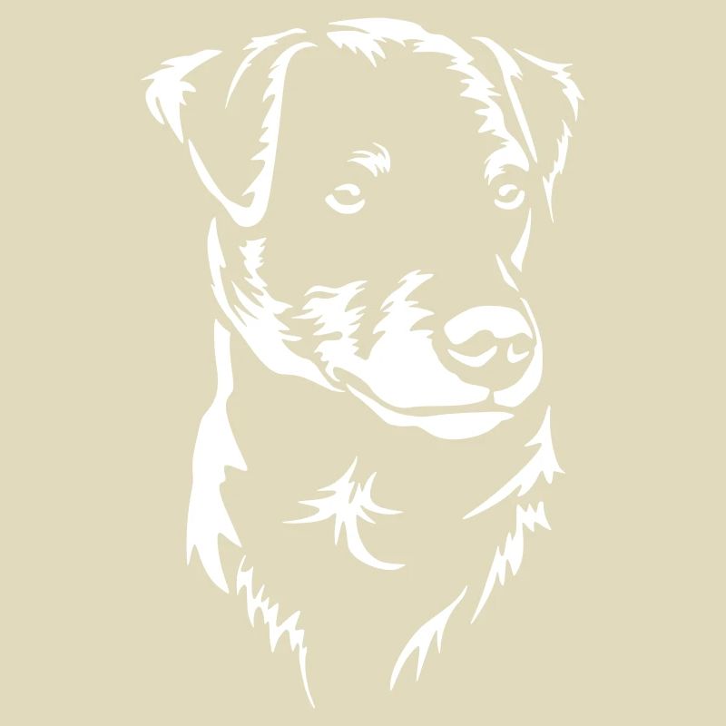 Deutscher Jagdterrier Kopf "Black Edition"