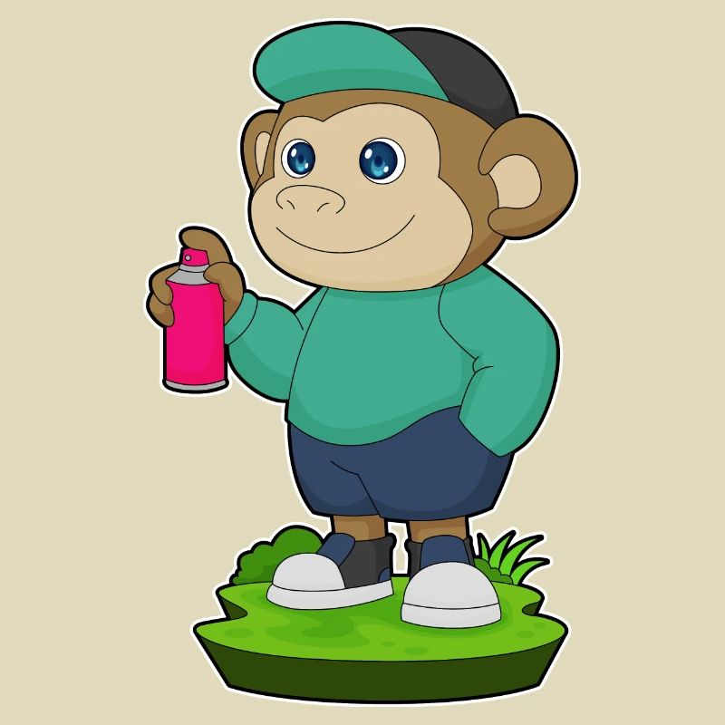 Monkey Sprayer Spray Can