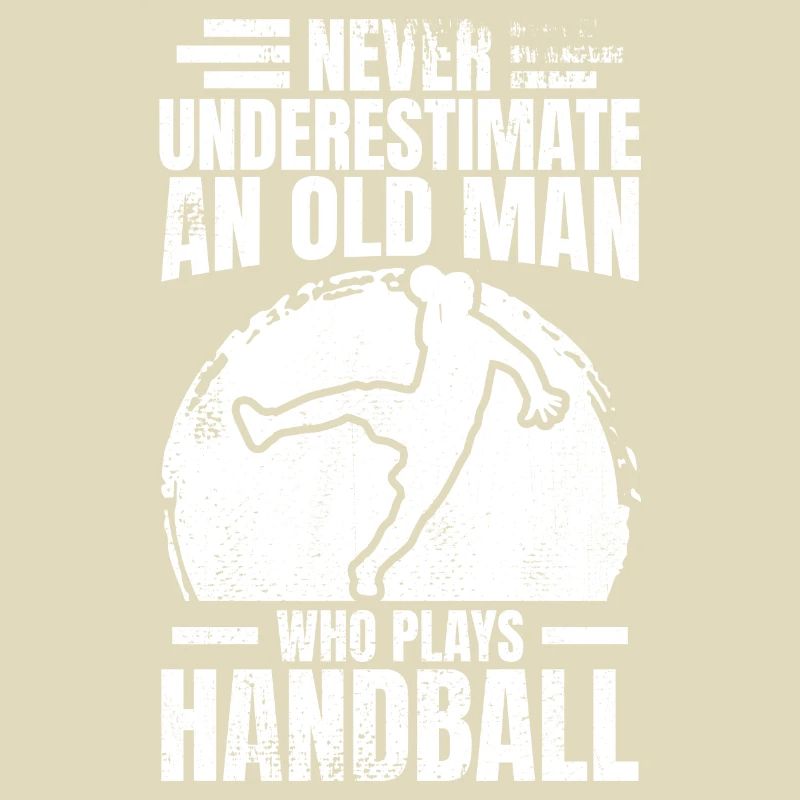 Never underestimate an old handball player