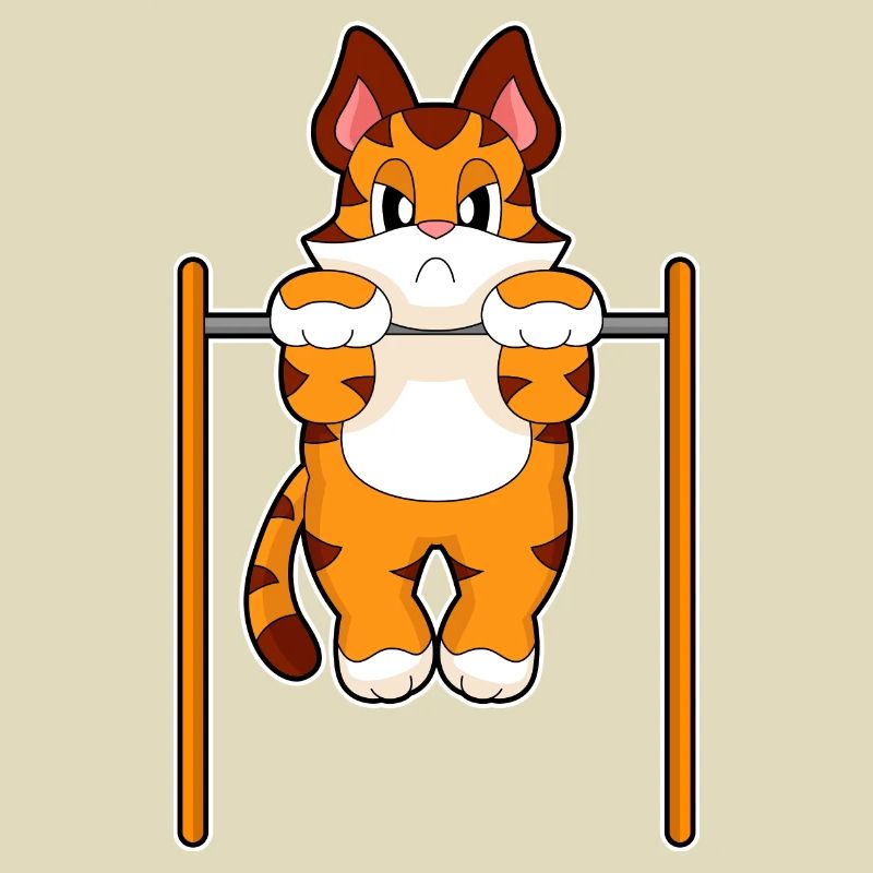 Tiger Bodybuilder Pull-ups Bodybuilding