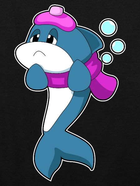 Bouillotte dauphins