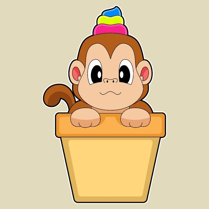 Affe Cupcake