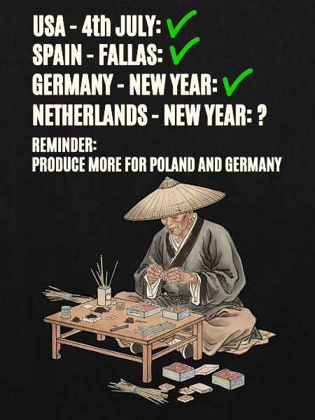 Vuurwerk pour les Pays-Bas