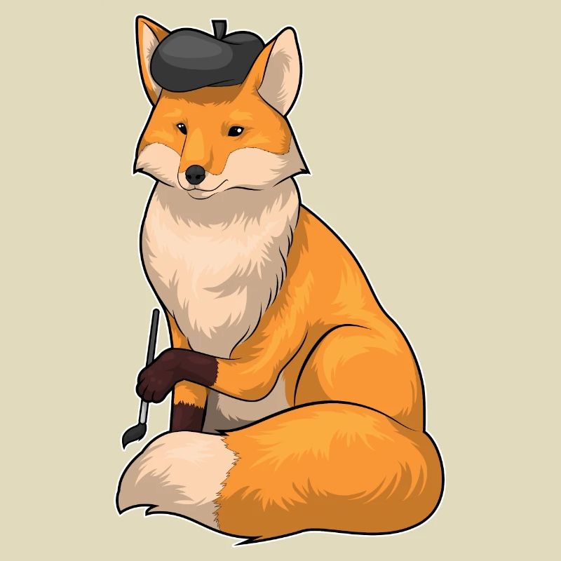 Fox Painter Brush Paint