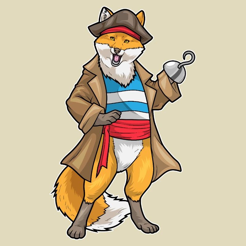 Fox Pirate Hook Hand