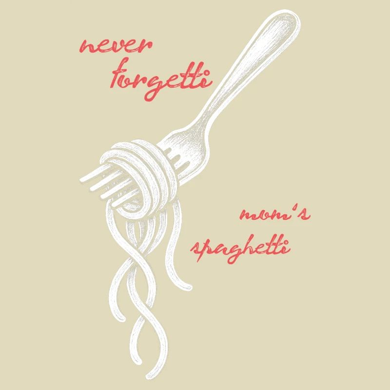 Never Forgetti Spaghetti Fork Drawing