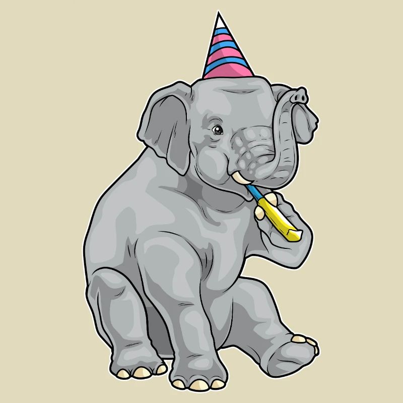 Elephant Birthday Toad