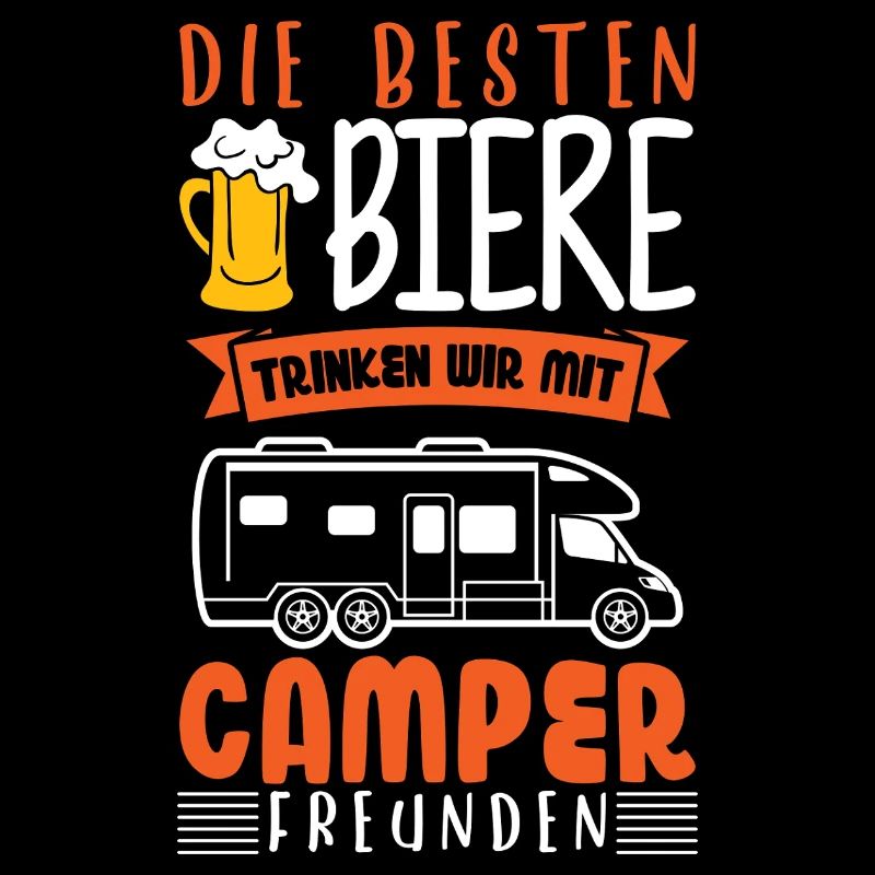 Camping Camper Wohnwagen Wohnmobil Bier
