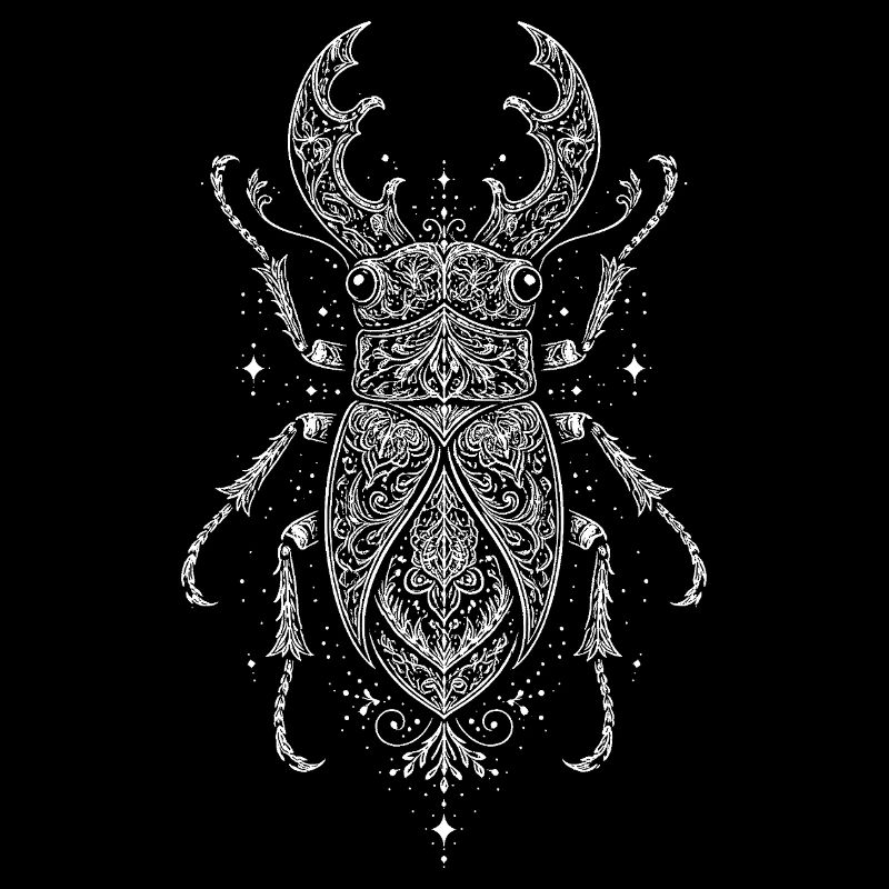 Ornamentkäfer Mandala