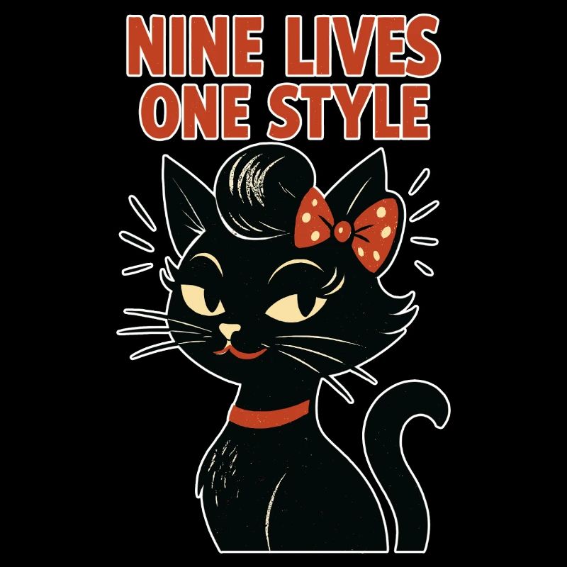 Rockabilly Cat: 50s Retro