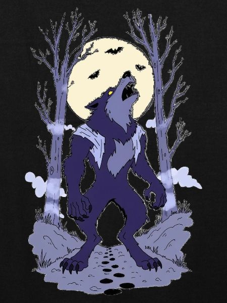 Werwolf im Mondlicht