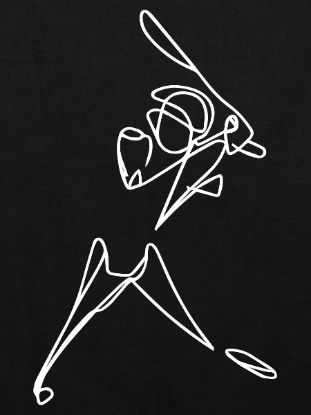 Cricketer Drawing