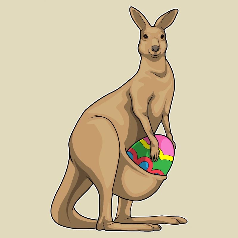 Kangaroo Easter Easter Egg