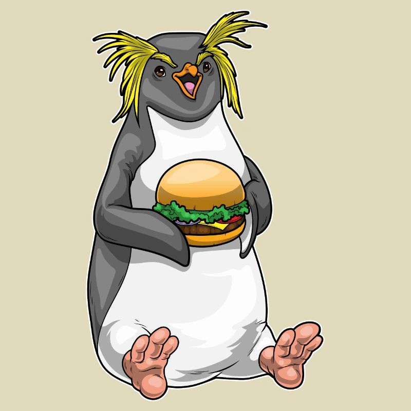 Cheeseburger pingouin