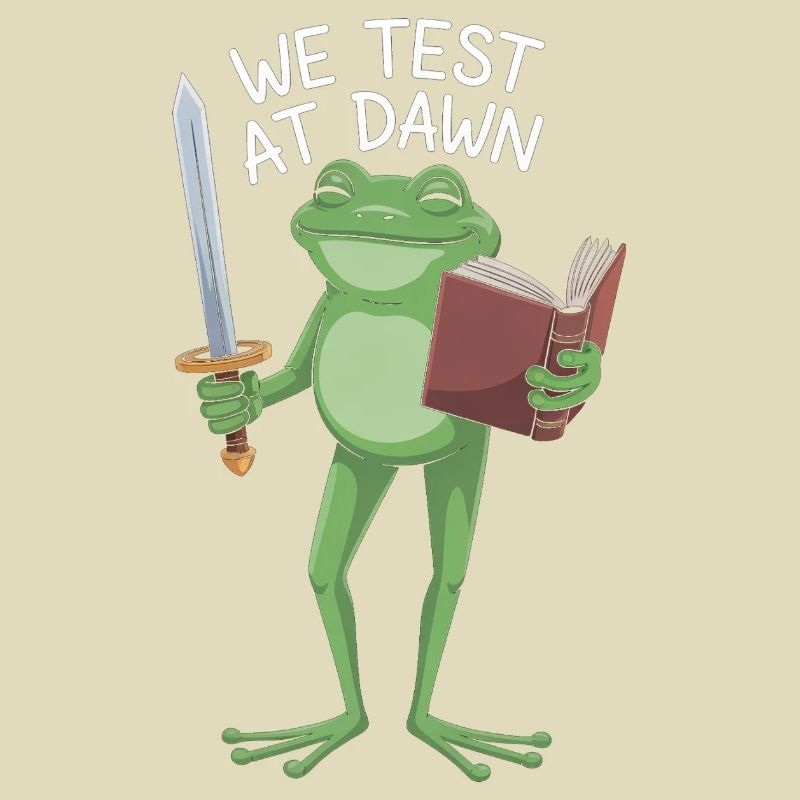Grenouille de Test de l’Aube : Épée & Parchemin