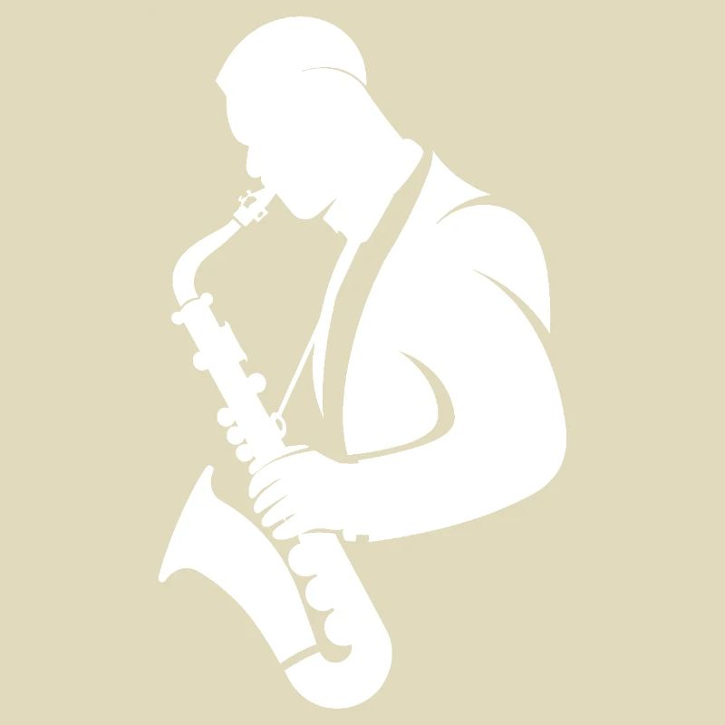 Saxophone Player Drawing