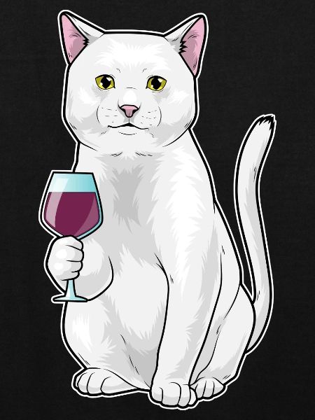 Cat Red Wine