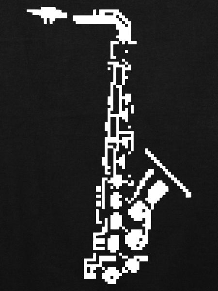 Saxophone Pixel Art