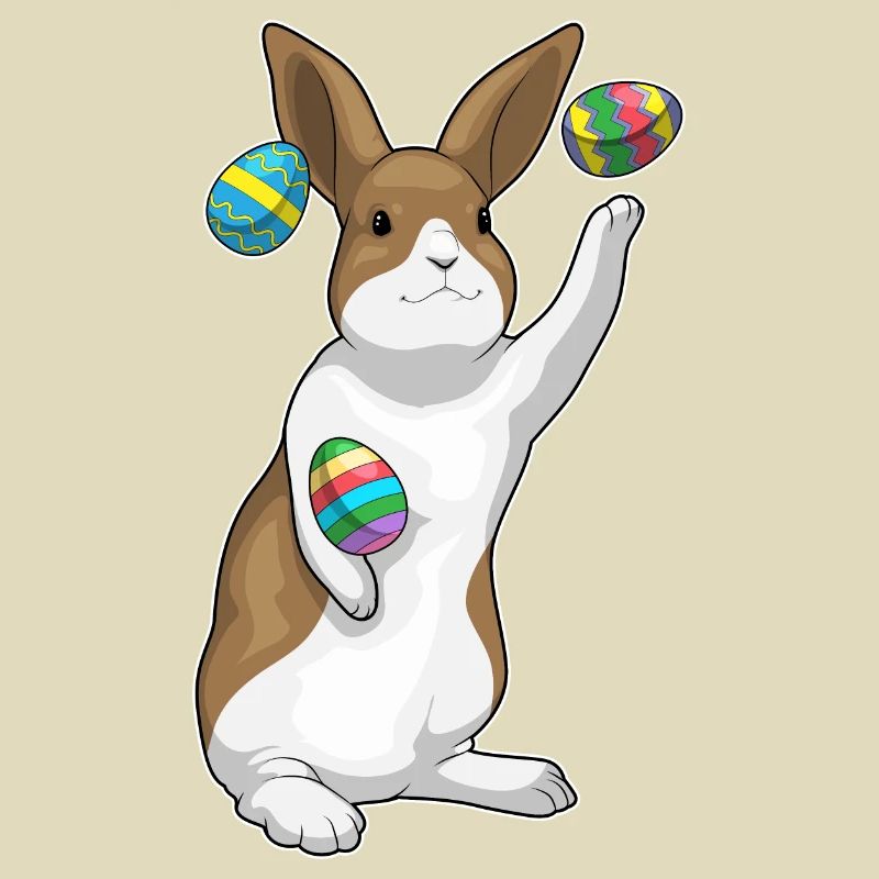 Bunny Easter Juggling