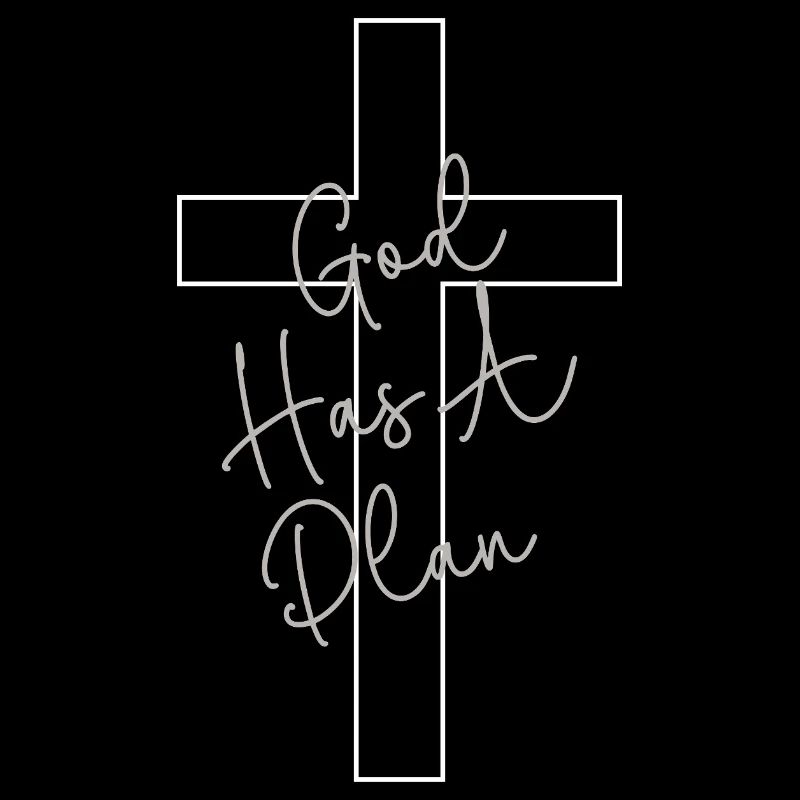 Gottes Plan Kreuz Handschrift Glaube Kirche Bibel