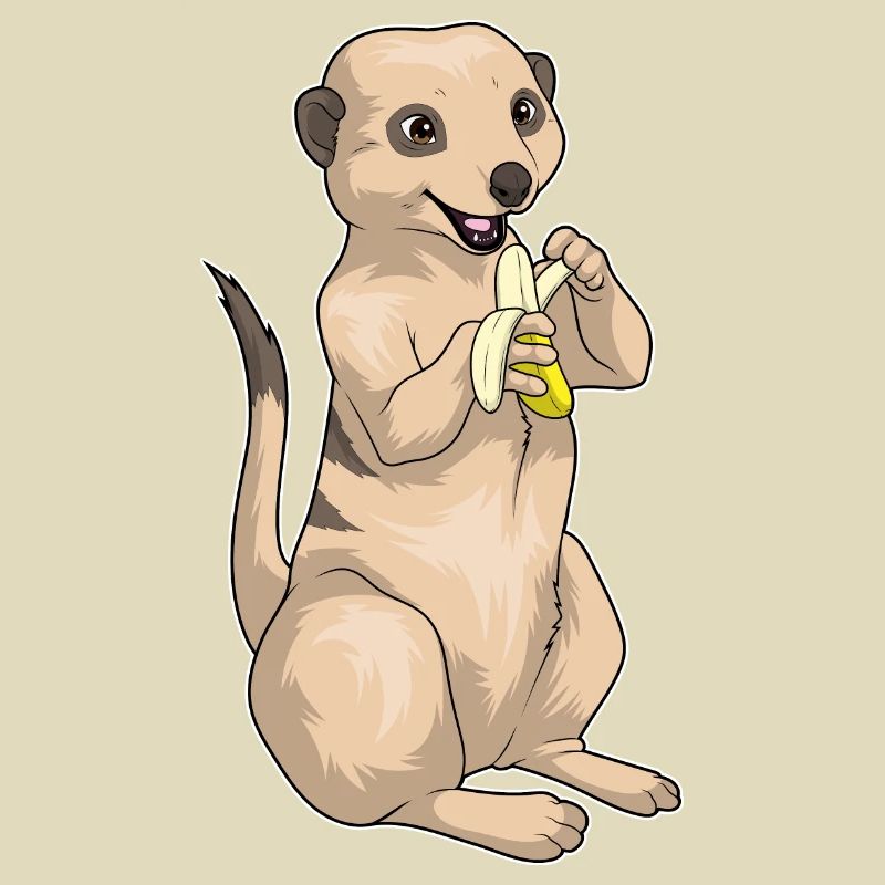 Suricate Banane
