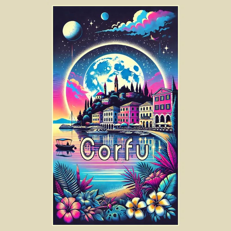 Corfu Greece vacation design
